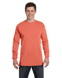Comfort Colors-C6014-Heavyweight Long Sleeve T Shirt-BRIGHT SALMON