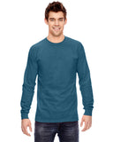 Comfort Colors-C6014-Heavyweight Long Sleeve T Shirt-TOPAZ BLUE