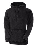 Tie-Dye-CD8300-Mineral Tie Dyed Pullover Hoodie-MINERAL BLACK