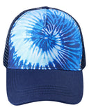 Tie-Dye-CD9200-Trucker Hat-BLUE OCEAN