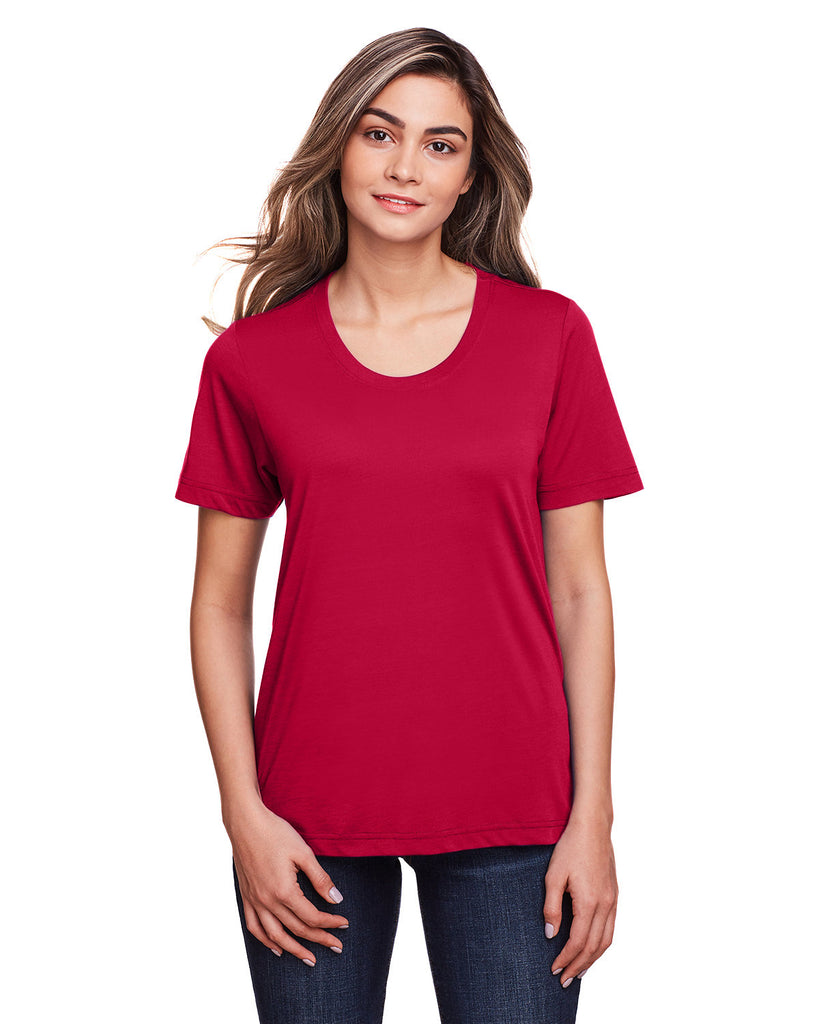 Core 365-CE111W-Fusion Chromasoft Performance T Shirt-CLASSIC RED