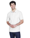 Devon & Jones-D100-Pima Piqué Short Sleeve Polo-WHITE