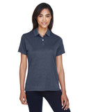 Devon & Jones-DG210W-Pima Tech Jet Piqué Heather Polo-NAVY HEATHER