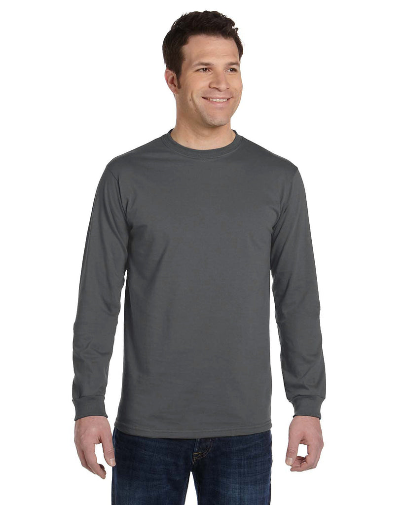 econscious-EC1500-Mens 100% Organic Cotton Classic Long-Sleeve T-Shirt-CHARCOAL