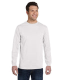 econscious-EC1500-Mens 100% Organic Cotton Classic Long-Sleeve T-Shirt-WHITE