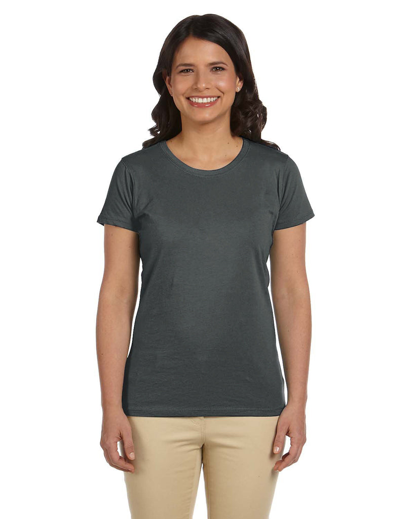 econscious-EC3000-Ladies 100% Organic Cotton Classic Short-Sleeve T-Shirt-CHARCOAL