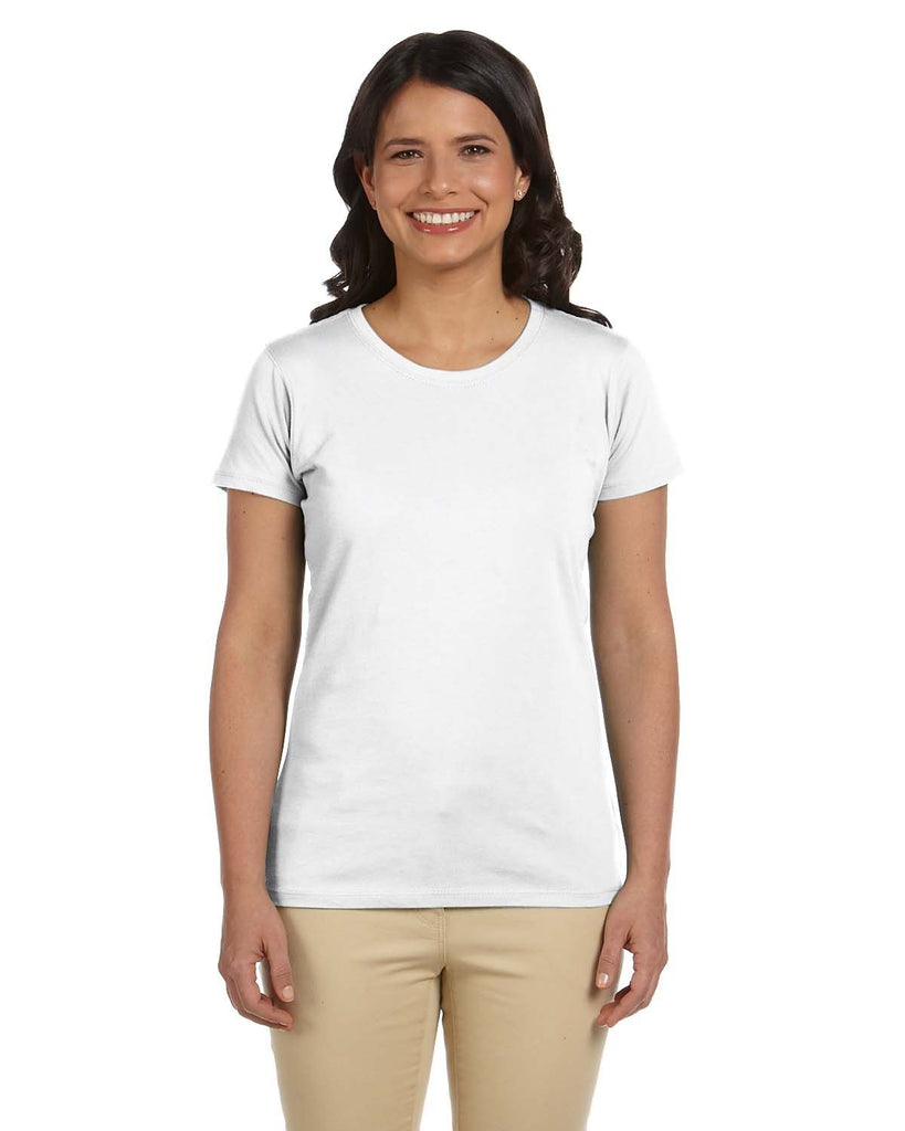 econscious-EC3000-Ladies 100% Organic Cotton Classic Short-Sleeve T-Shirt-WHITE