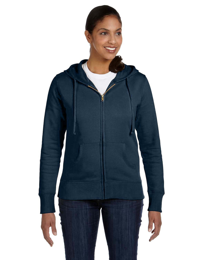 econscious-EC4501-Ladies Organic/Recycled Full-Zip Hooded Sweatshirt-PACIFIC