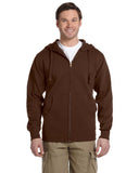 econscious-EC5650-Mens Organic/Recycled Full-Zip Hooded Sweatshirt-EARTH