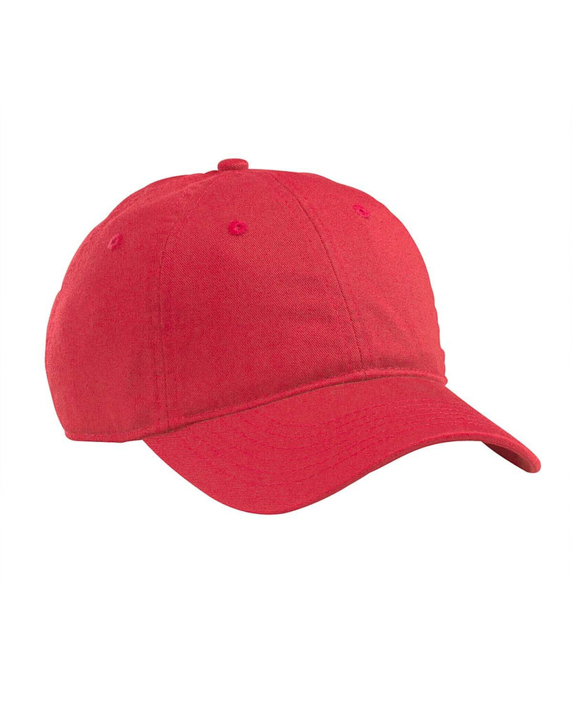 econscious-EC7000-Organic Cotton Twill Unstructured Baseball Hat-RED