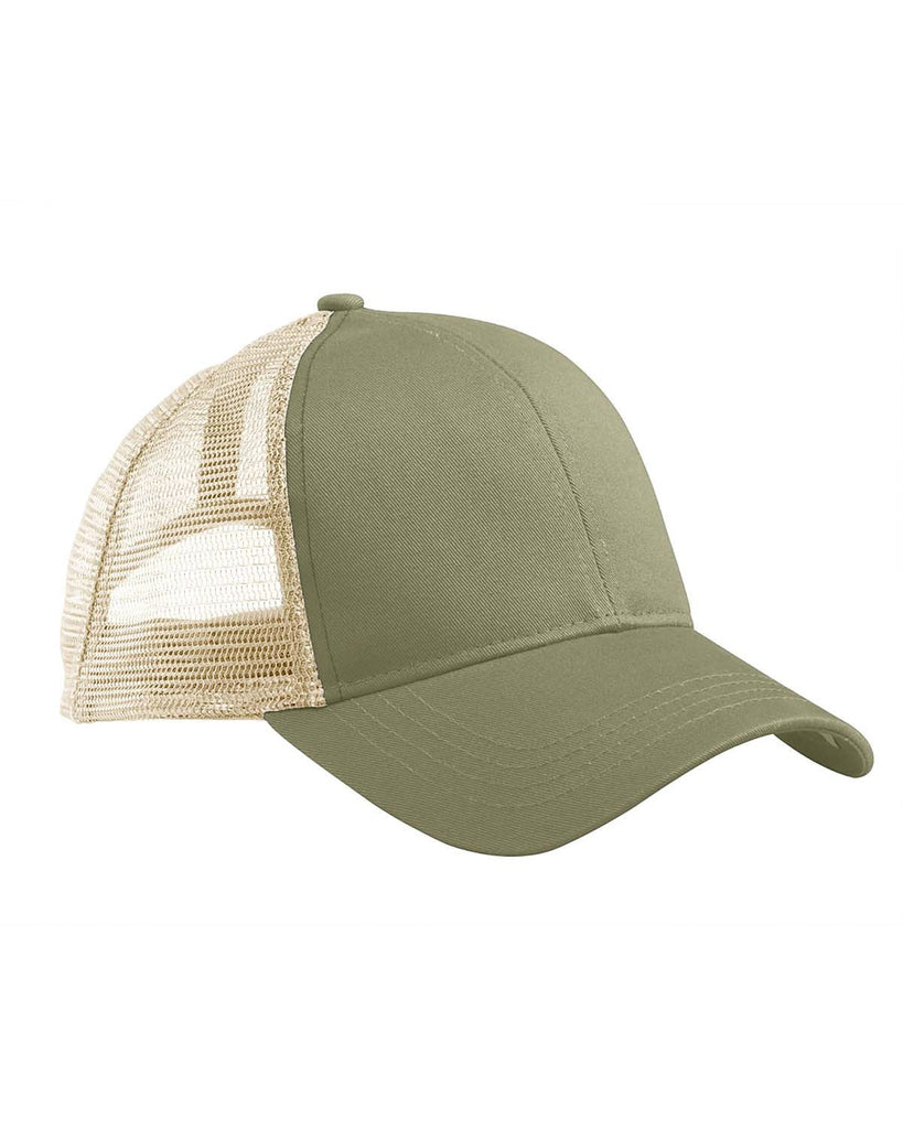 econscious-EC7070-Eco Trucker Organic/Recycled Hat-JUNGLE/ OYSTER