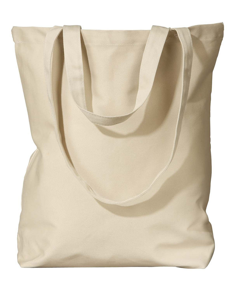 econscious-EC8000-Organic Cotton Twill Everyday Tote-OYSTER