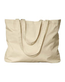 econscious-EC8001-Organic Cotton Large Twill Tote-OYSTER