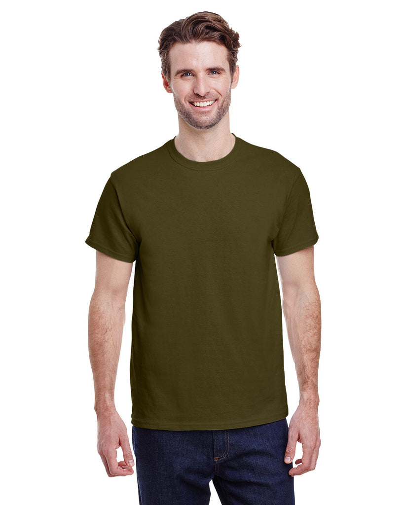 Gildan-G200-Ultra Cotton T Shirt-OLIVE