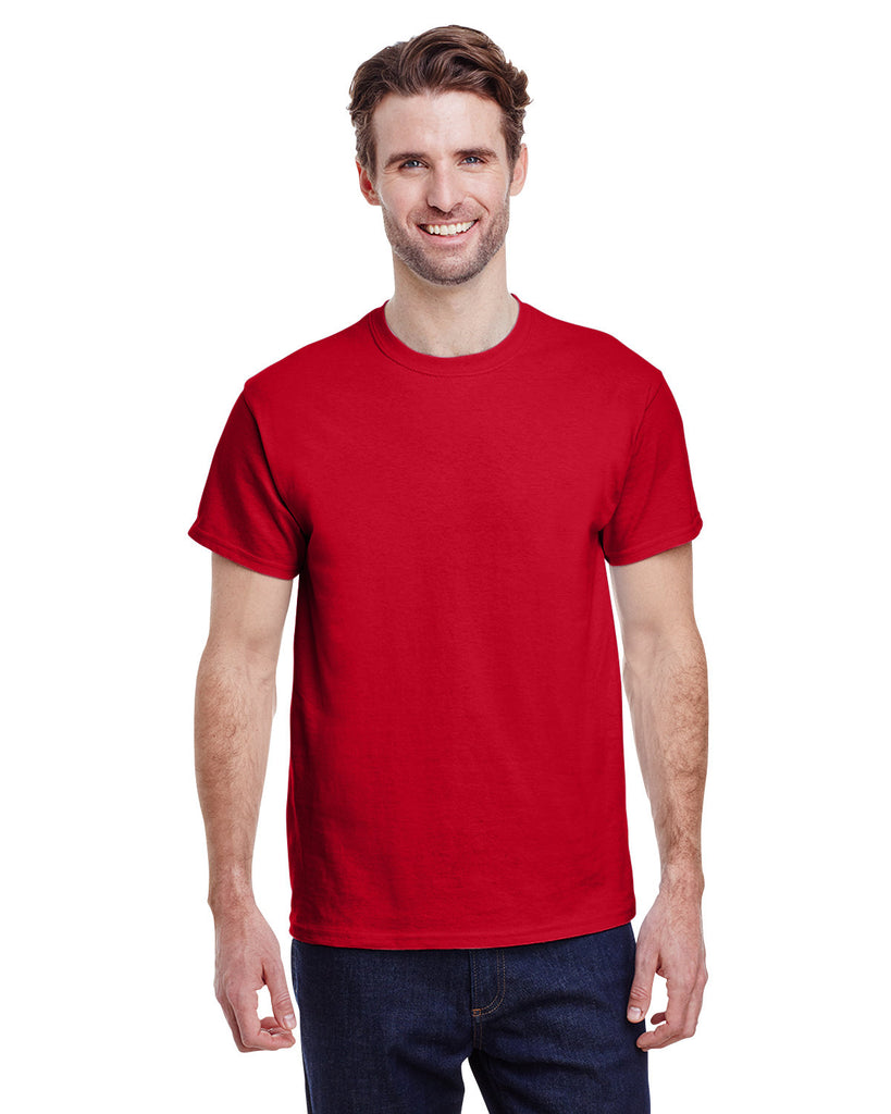 Gildan-G200-Ultra Cotton T Shirt-CHERRY RED