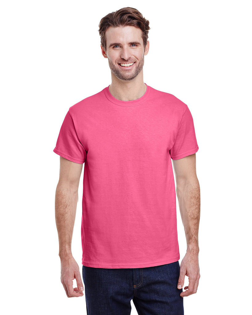 Gildan-G200-Ultra Cotton T Shirt-SAFETY PINK