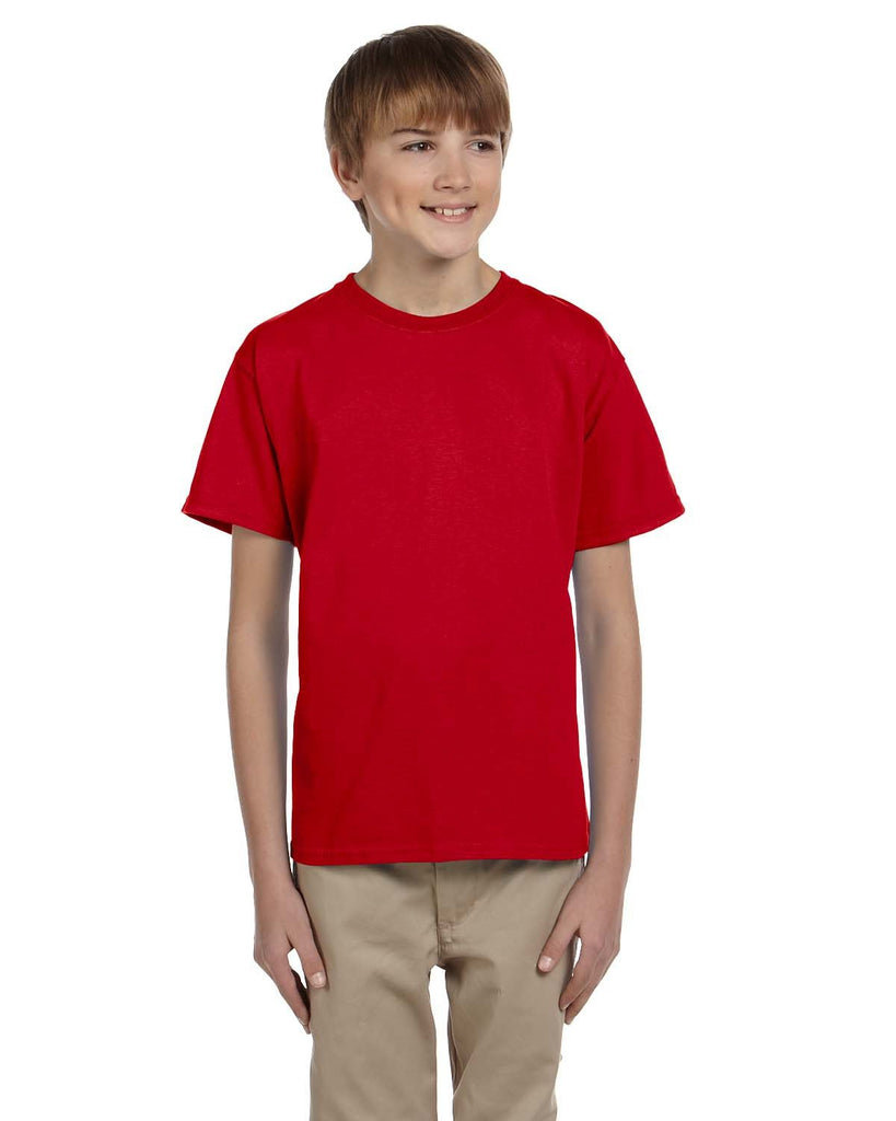 Gildan-G200B-Youth Ultra Cotton T Shirt-CHERRY RED
