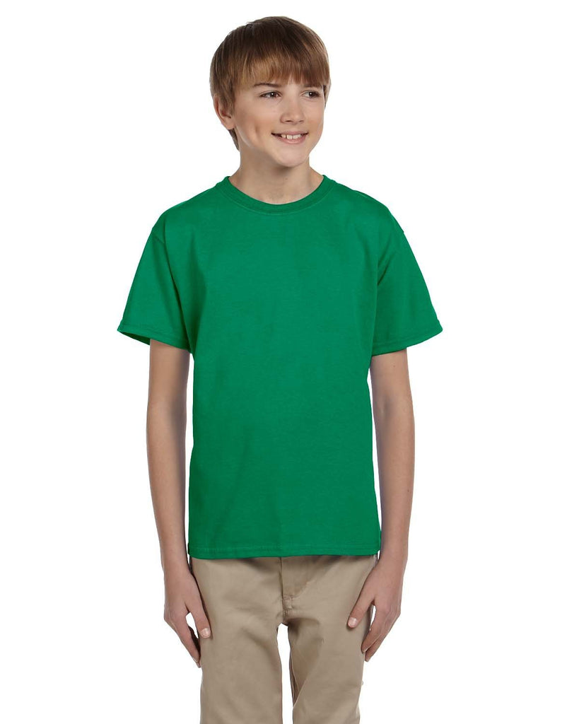 Gildan-G200B-Youth Ultra Cotton T Shirt-KELLY GREEN