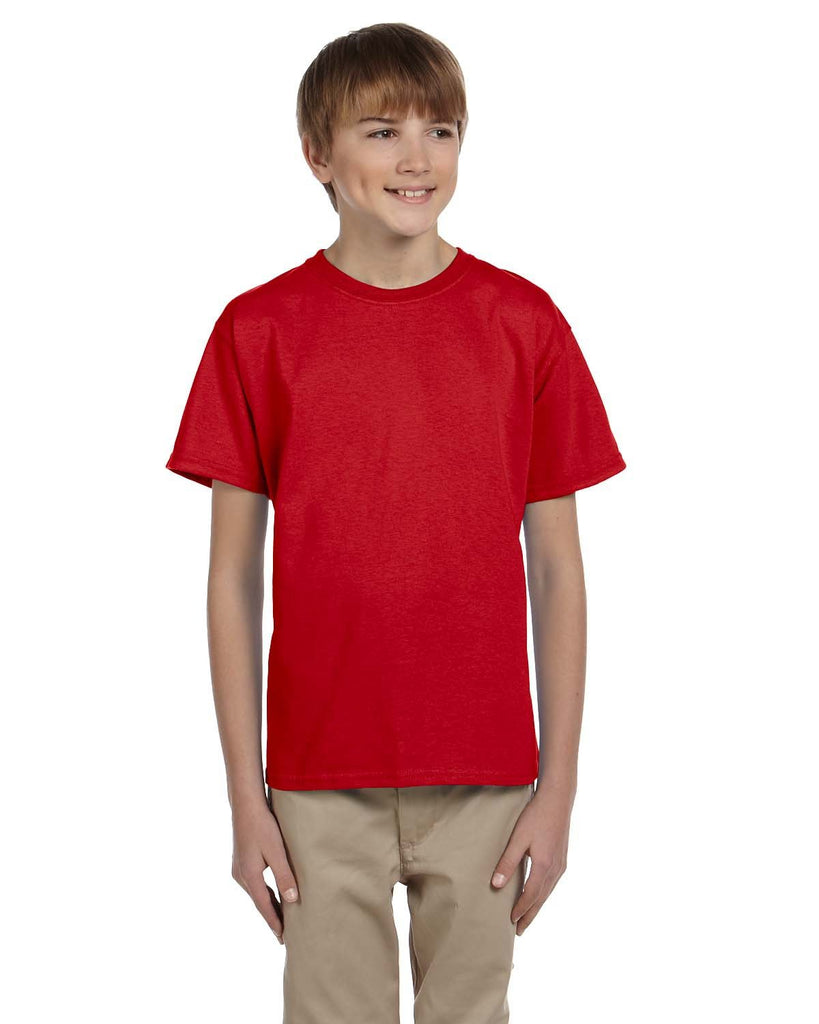Gildan-G200B-Youth Ultra Cotton T Shirt-RED