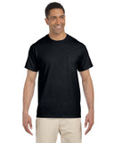 Gildan-G230-Ultra Cotton Pocket T Shirt-BLACK