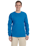 Gildan-G240-Ultra Cotton Long Sleeve T Shirt-SAPPHIRE
