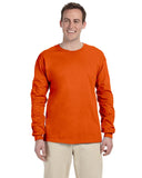 Gildan-G240-Ultra Cotton Long Sleeve T Shirt-ORANGE