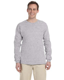 Gildan-G240-Ultra Cotton Long Sleeve T Shirt-SPORT GREY