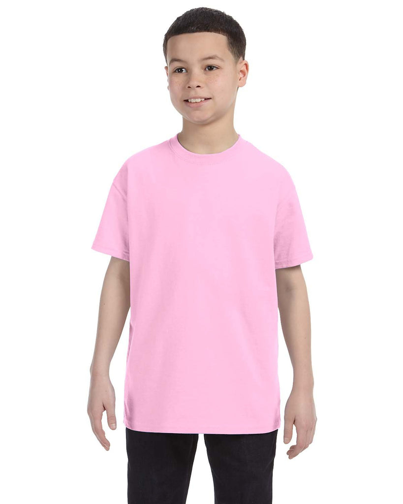 Gildan-G500B-Youth Heavy Cotton T Shirt-LIGHT PINK
