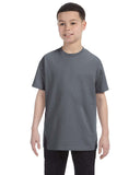Gildan-G500B-Youth Heavy Cotton T Shirt-CHARCOAL