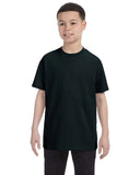 Gildan-G500B-Youth Heavy Cotton T Shirt-BLACK
