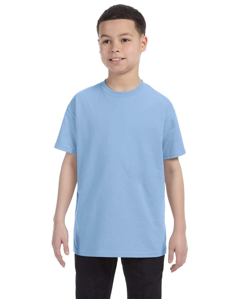 Gildan-G500B-Youth Heavy Cotton T Shirt-LIGHT BLUE