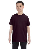 Gildan-G500B-Youth Heavy Cotton T Shirt-DARK CHOCOLATE