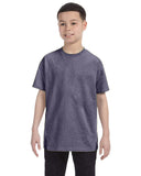 Gildan-G500B-Youth Heavy Cotton T Shirt-GRAPHITE HEATHER