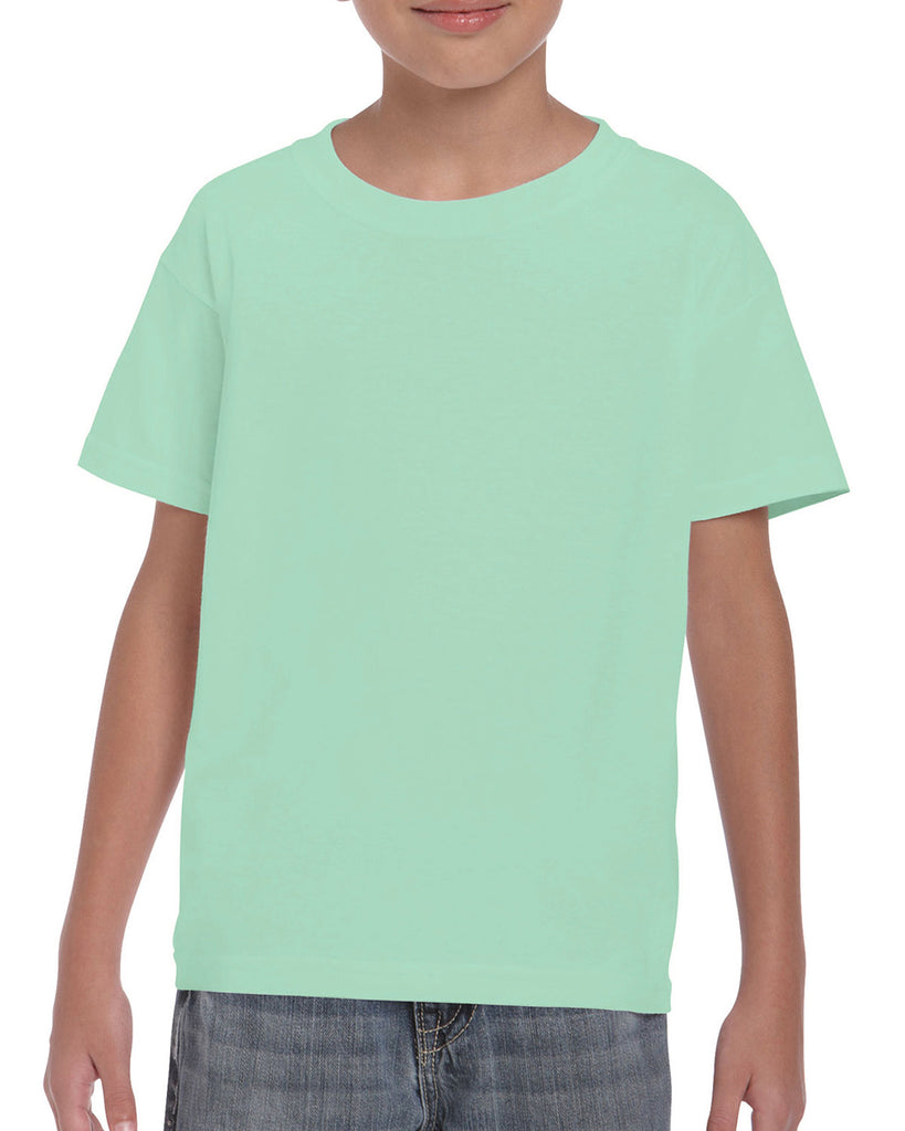 Gildan-G500B-Youth Heavy Cotton T Shirt-MINT GREEN
