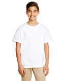 Gildan-G645B-Youth Softstyle T Shirt-WHITE
