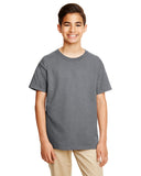Gildan-G645B-Youth Softstyle T Shirt-CHARCOAL