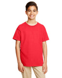 Gildan-G645B-Youth Softstyle T Shirt-RED