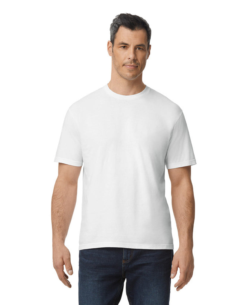 Gildan-G650-Softstyle Midweight T Shirt-WHITE