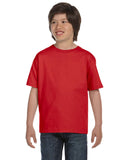 Gildan-G800B-Youth T Shirt-RED