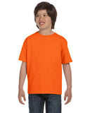 Gildan-G800B-Youth T Shirt-S ORANGE