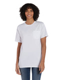 ComfortWash by Hanes-GDH150-Garment Dyed T Shirt With Pocket-WHITE