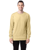 ComfortWash by Hanes-GDH200-Garment Dyed Long Sleeve T Shirt-SUMMER SQSH YLW