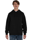 ComfortWash by Hanes-GDH450-Pullover Hooded Sweatshirt-BLACK