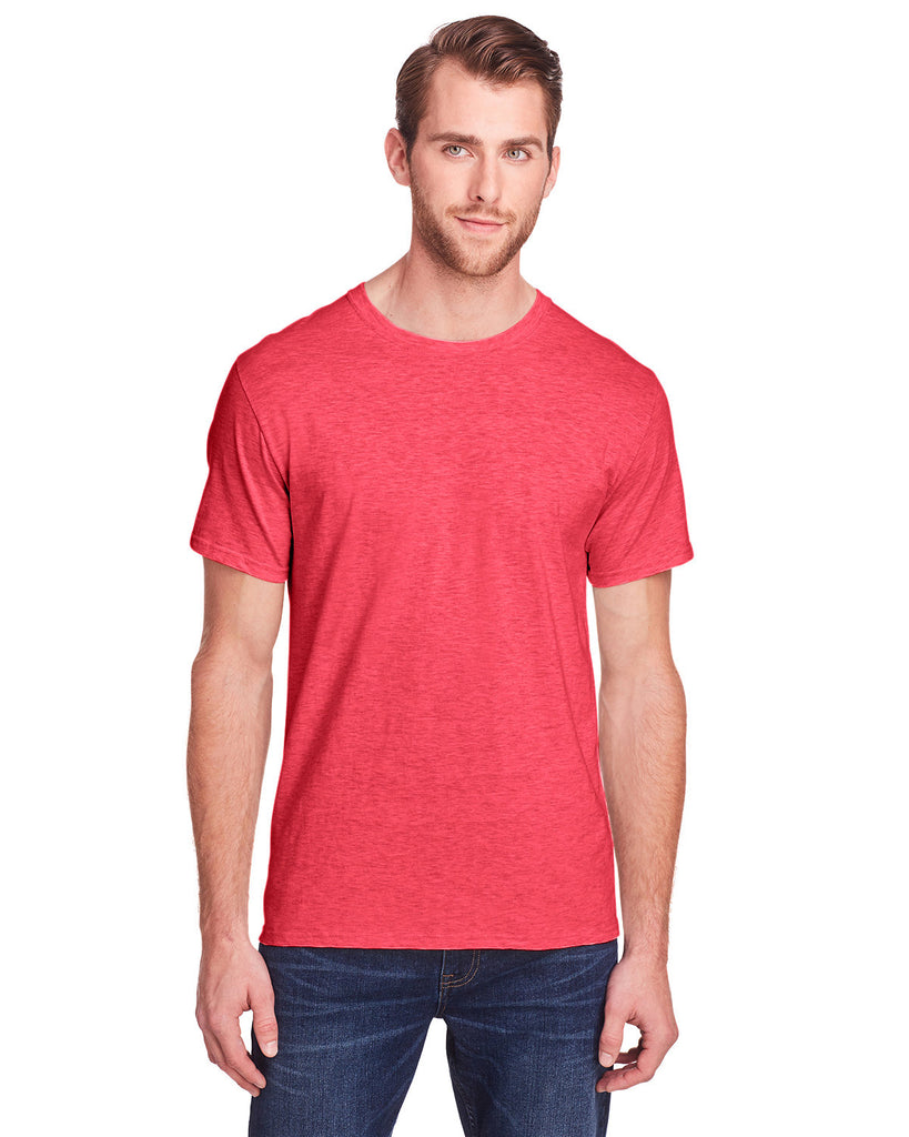 Fruit of the Loom-IC47MR-Iconic T Shirt-FIERY RED HTHR