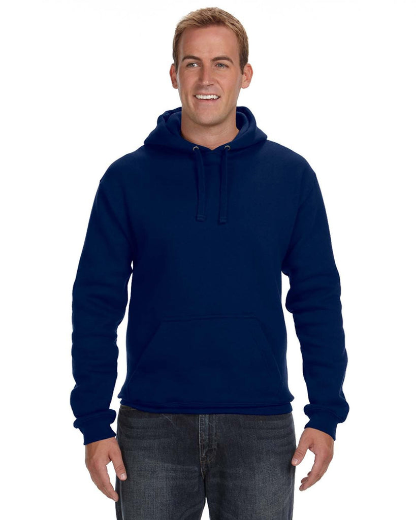 J America-JA8824-Premium Fleece Pullover Hooded Sweatshirt-NAVY