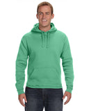 J America-JA8824-Premium Fleece Pullover Hooded Sweatshirt-KELLY GREEN