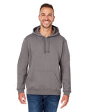 J America-JA8824-Premium Fleece Pullover Hooded Sweatshirt-FOSSIL