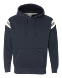 J America-JA8847-Vintage Athletic Hooded Sweatshirt-VINTAGE NAVY