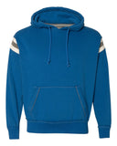 J America-JA8847-Vintage Athletic Hooded Sweatshirt-VINTAGE ROYAL