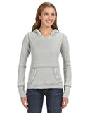 J America-JA8912-Zen Pullover Fleece Hooded Sweatshirt-CEMENT